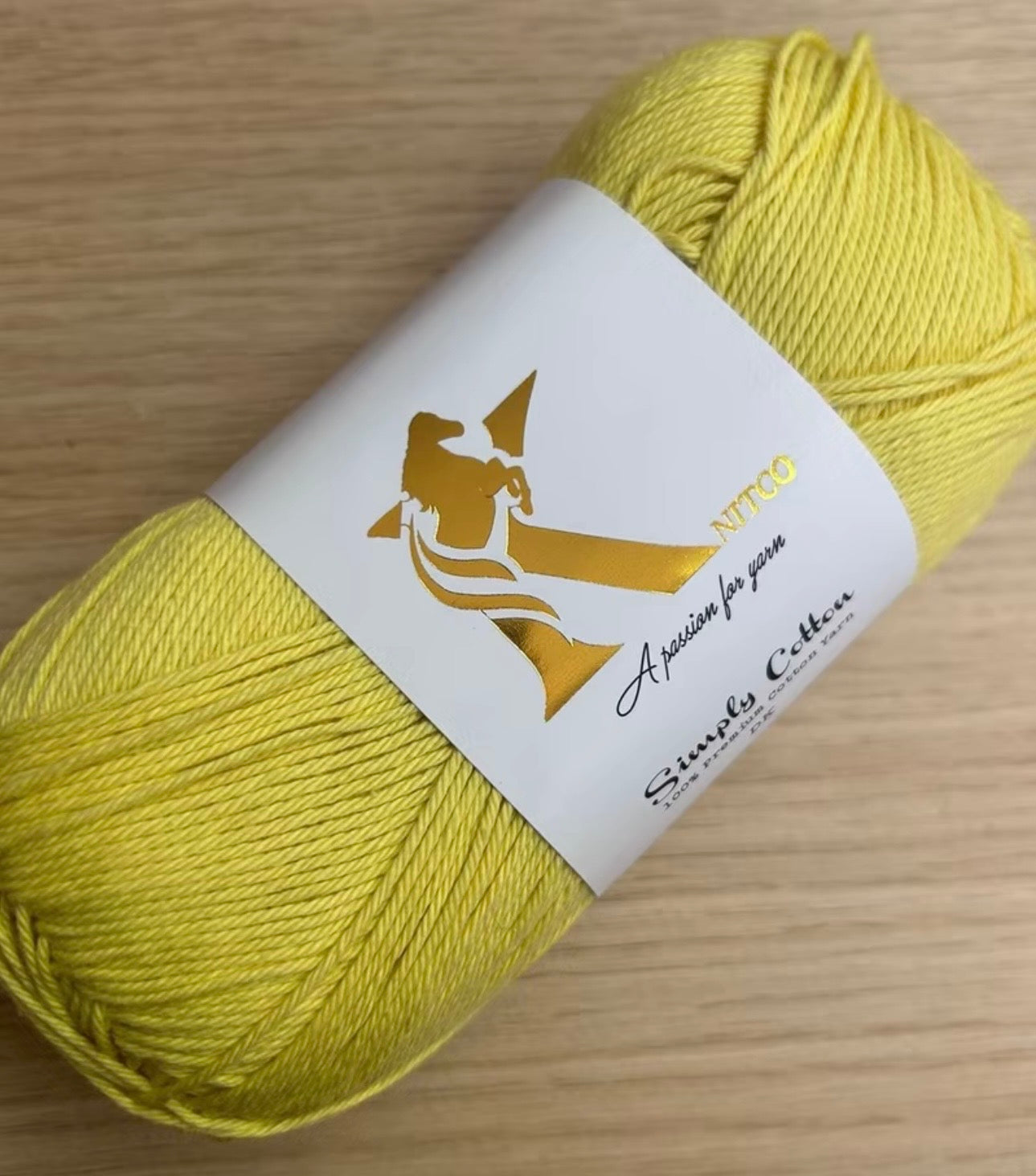 Knitco Premium Simply Cotton 1 x 100g 250m per Skein