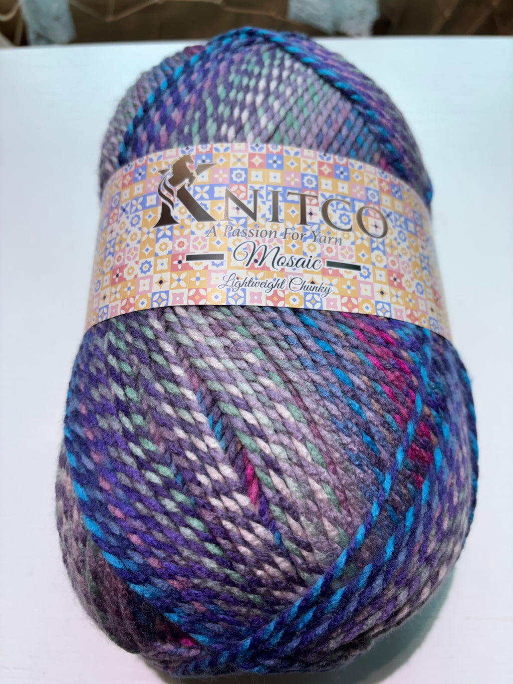 Knitco Mosiac Lightweight Chunky Yarn 300g 100% Acrylic - Soft & Versatile for Knitting Projects Available in 11 stunning colours