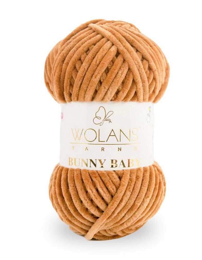 Wolans Bunny Baby 1 x 100g 100% Polyester Chenille yarn - 98 colours available