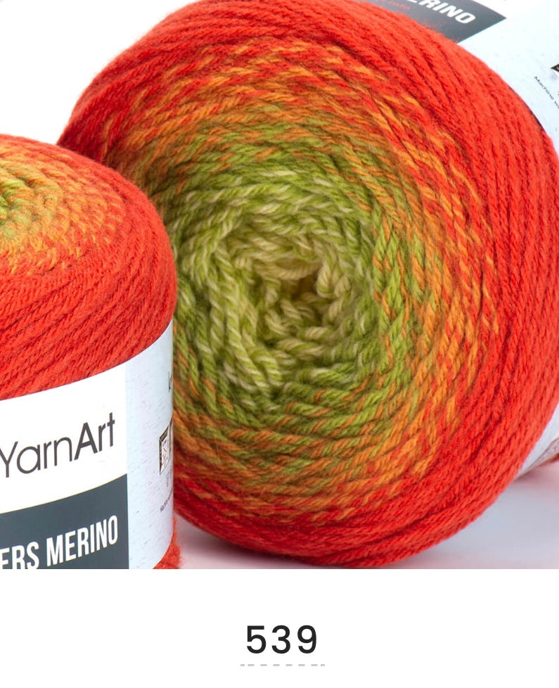 YarnArt Flowers Merino 2 x 225g