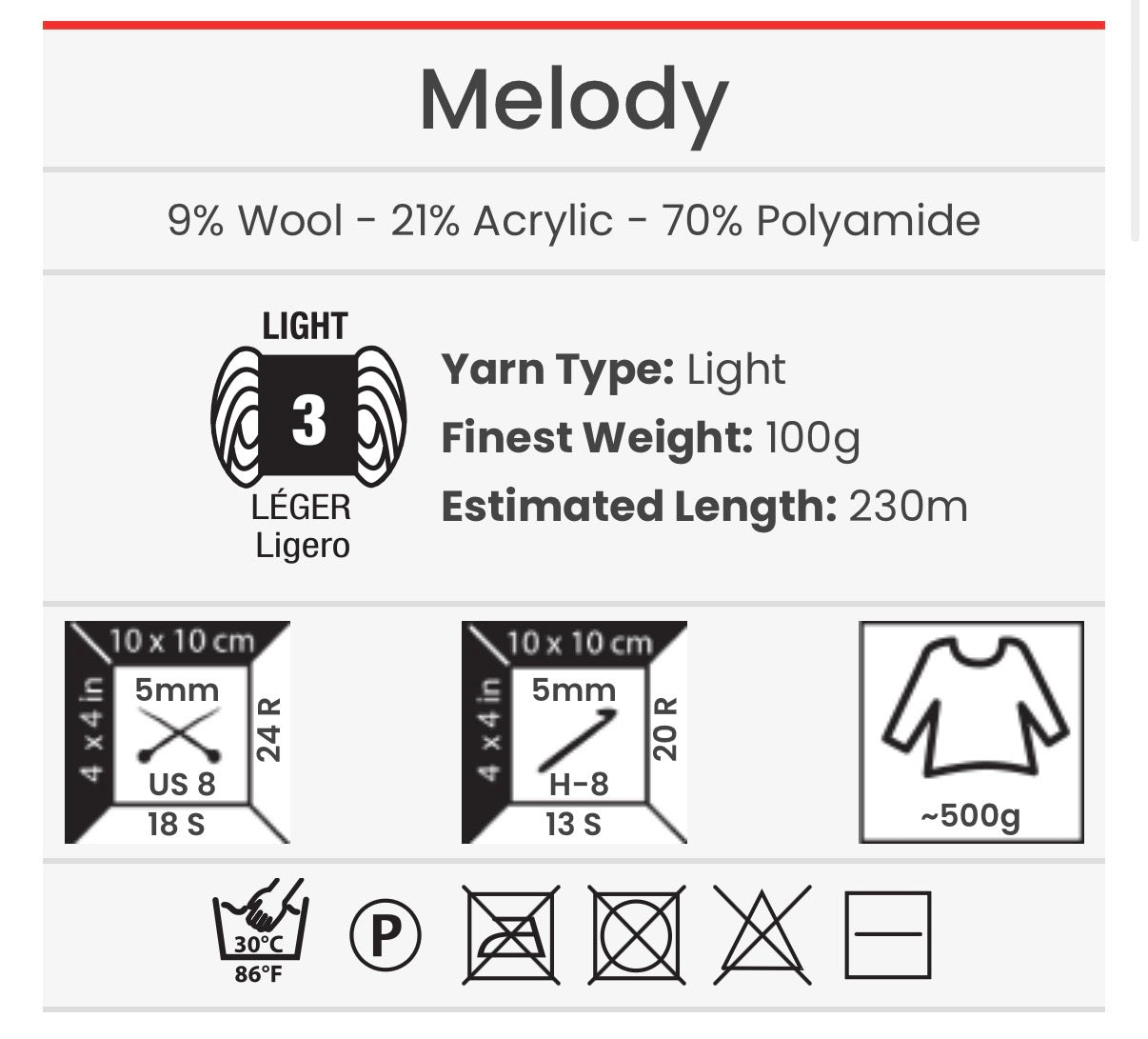 YarnArt Melody-  MELODY, SATIN, METALLIC, SHINY, ARAN 1 x 100G,
