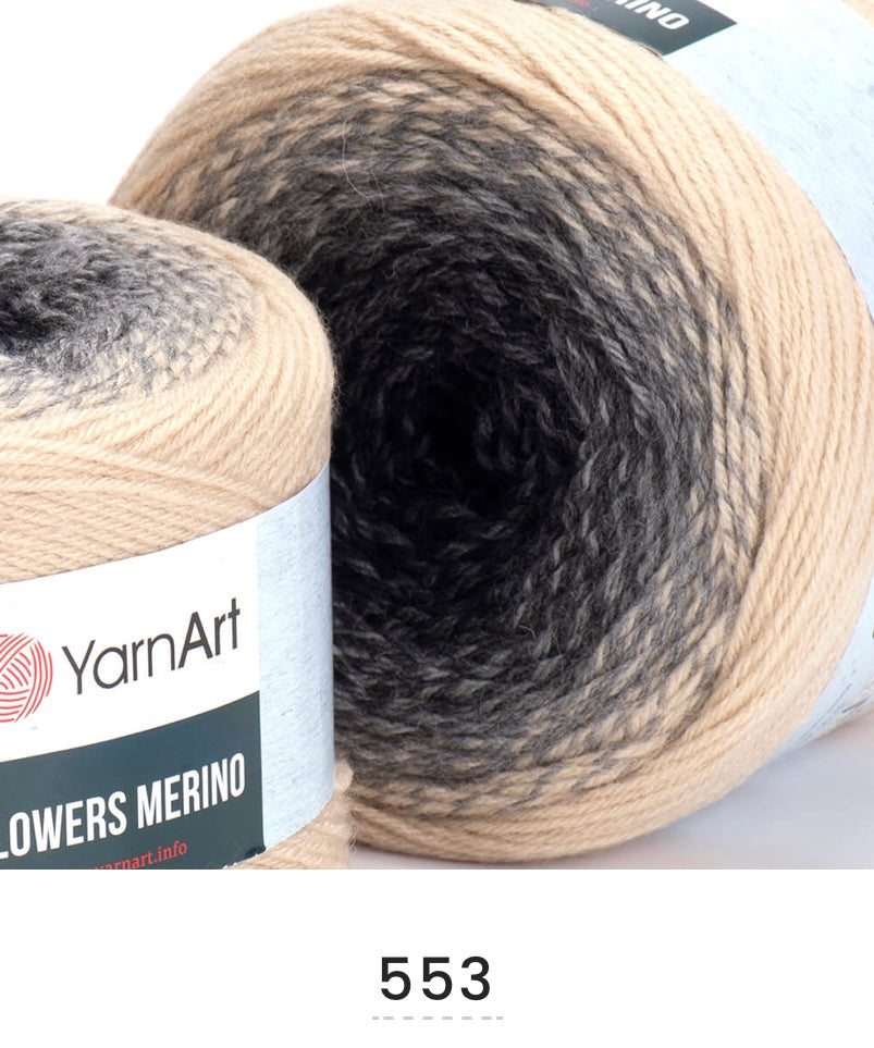 YarnArt Flowers Merino 2 x 225g