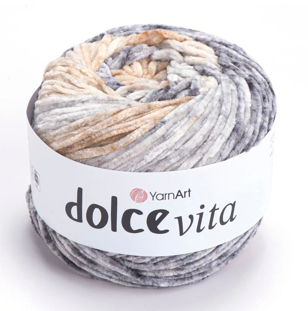 YarnArt Dolve Vita 3 x 150g of velvety soft chenille Yarn