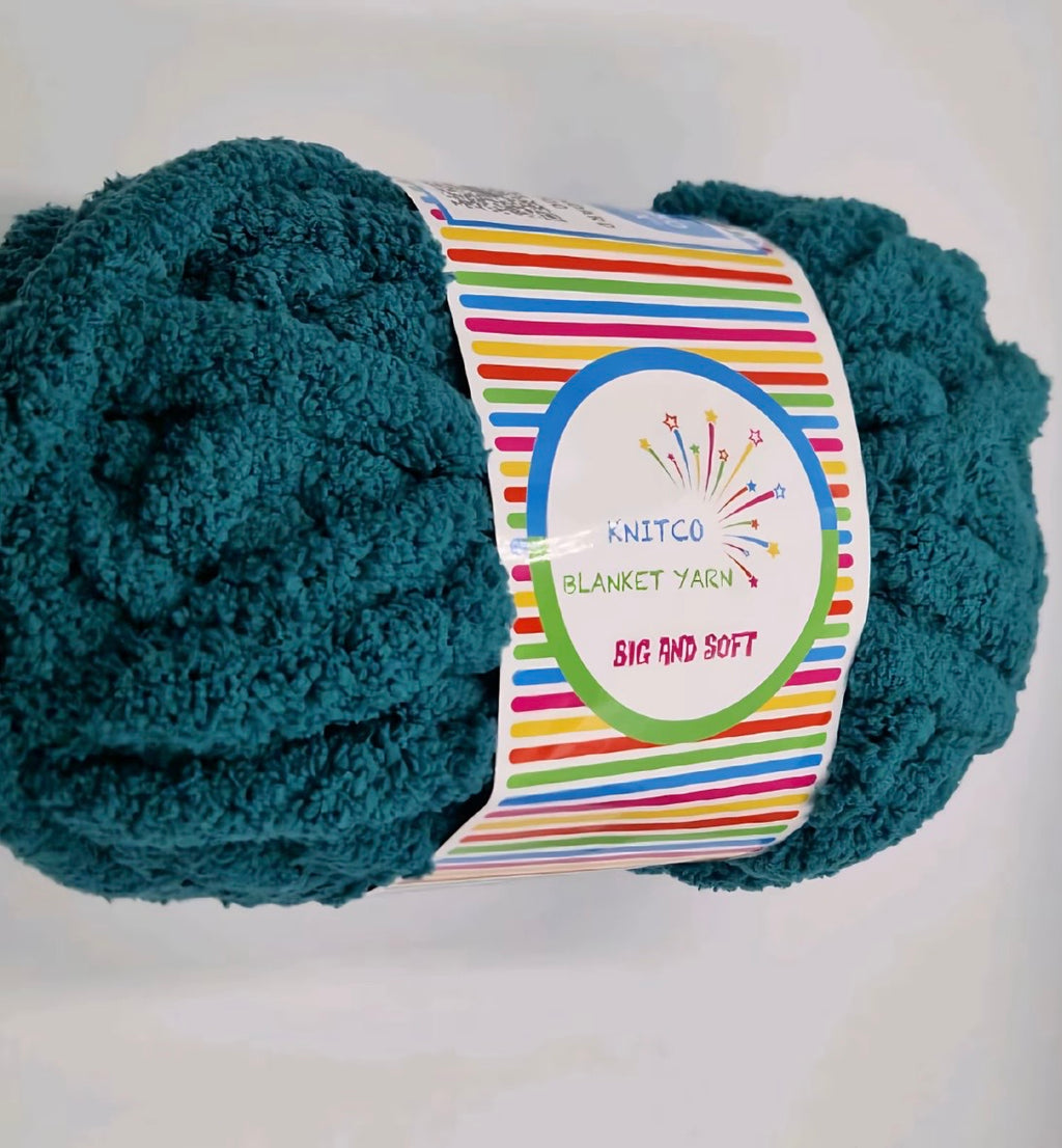 2 × 250g Knitco Big & Soft Blanket Yarn 30m
100% Polyester Knitting - Crochet Yarn