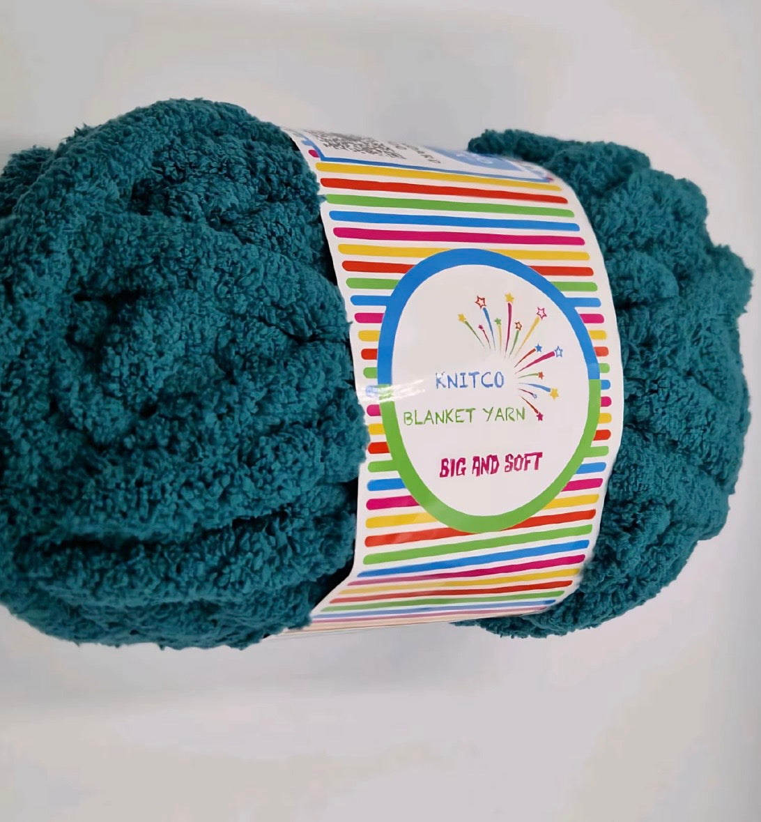2 × 250g Knitco Big & Soft Blanket Yarn 30m
100% Polyester Knitting - Crochet Yarn