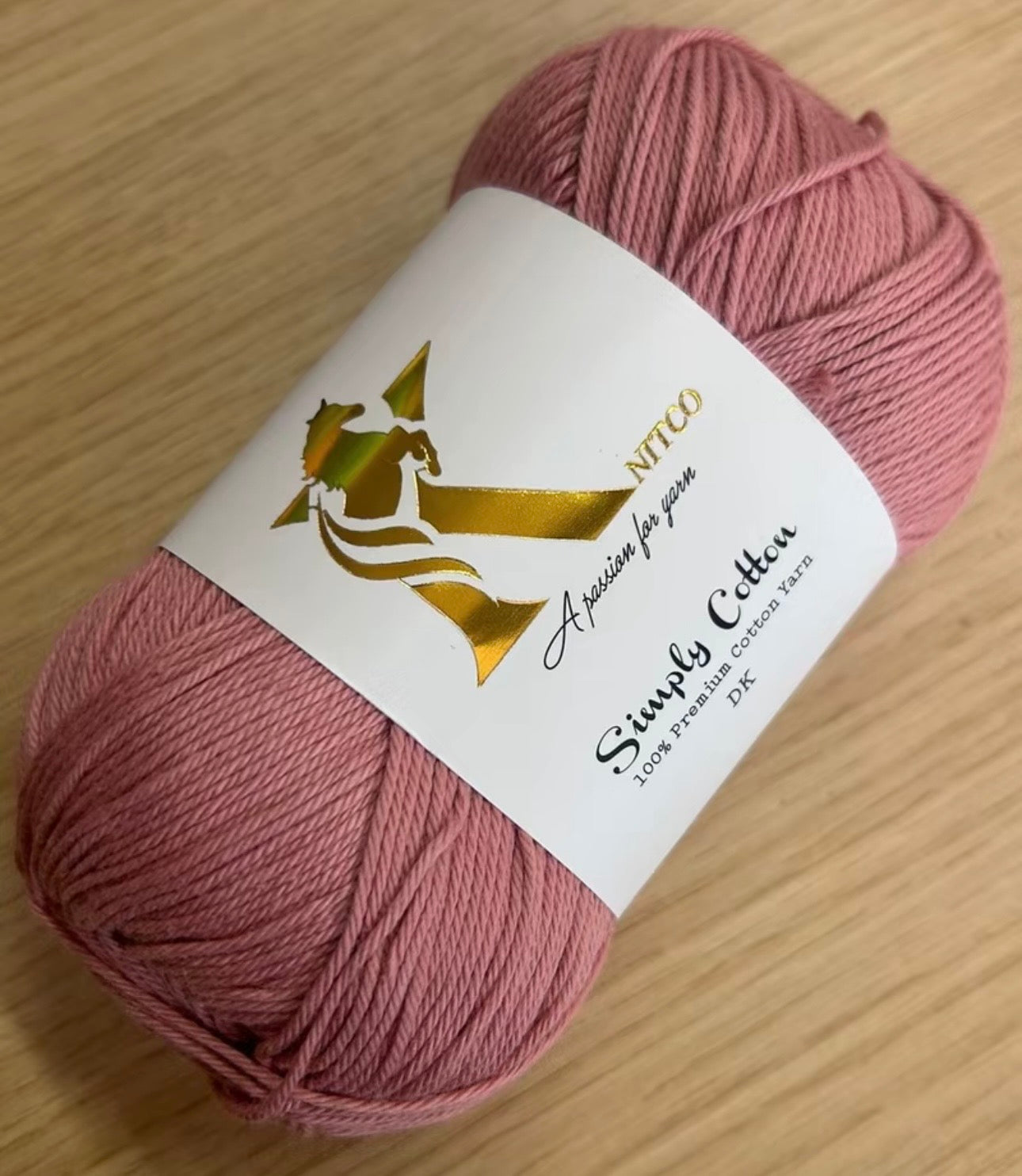 Knitco Premium Simply Cotton 1 x 100g 250m per Skein