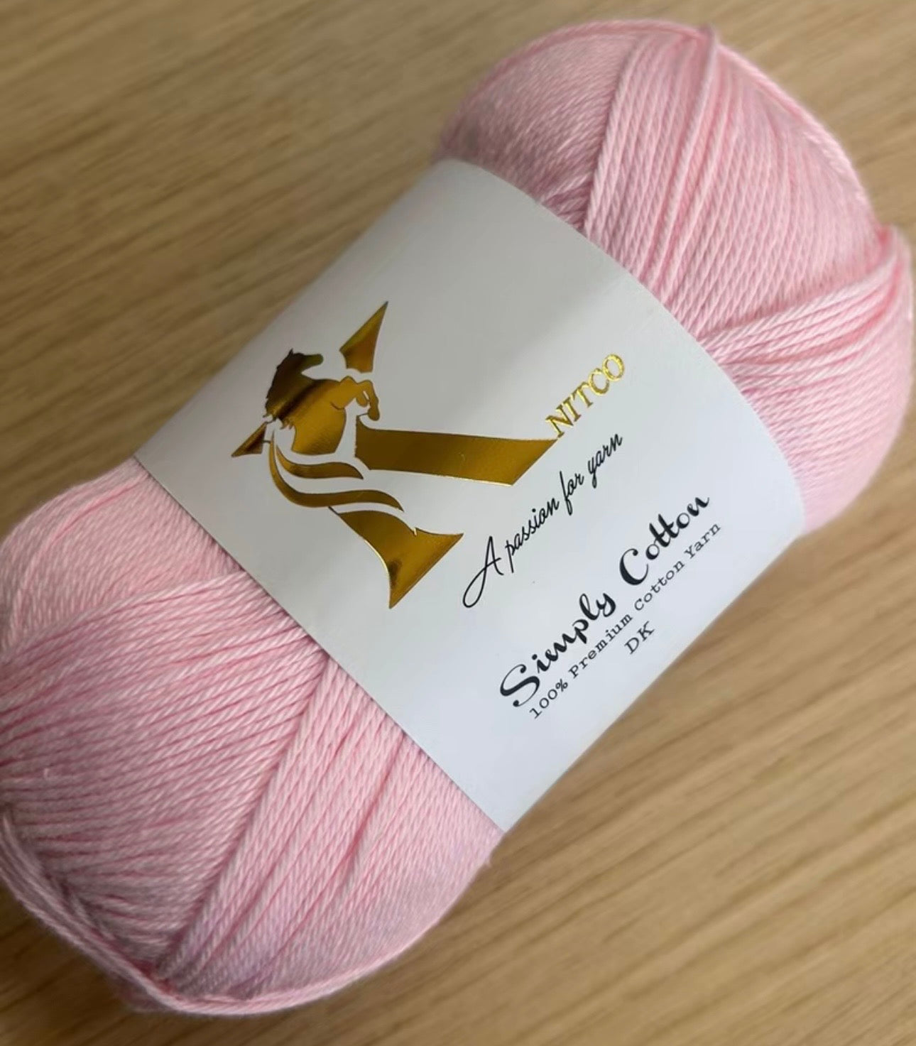 Knitco Premium Simply Cotton 1 x 100g 250m per Skein