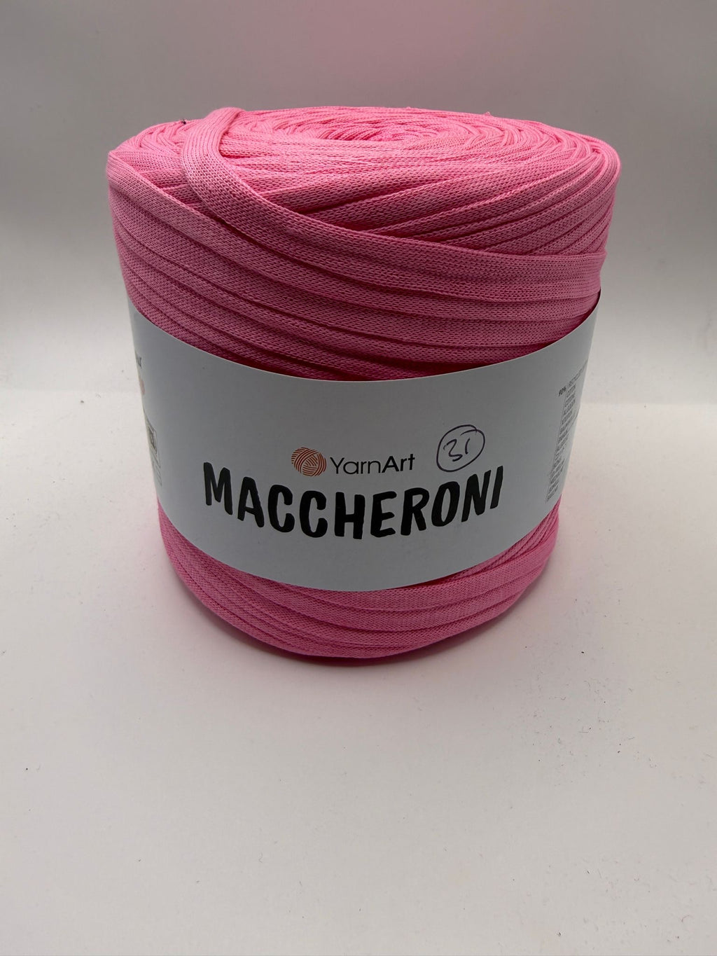 YarnArt Maccheroni Recycled T-SHIRT YARN -
Approx. 500g - 700g ball (Please read description)