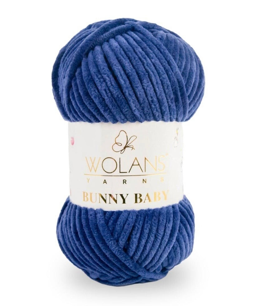 Wolans Bunny Baby 1 x 100g 100% Polyester Chenille yarn - 98 colours available