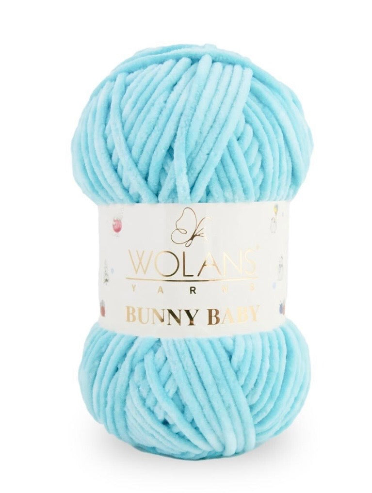 Wolans Bunny Baby 1 x 100g 100% Polyester Chenille yarn - 98 colours available