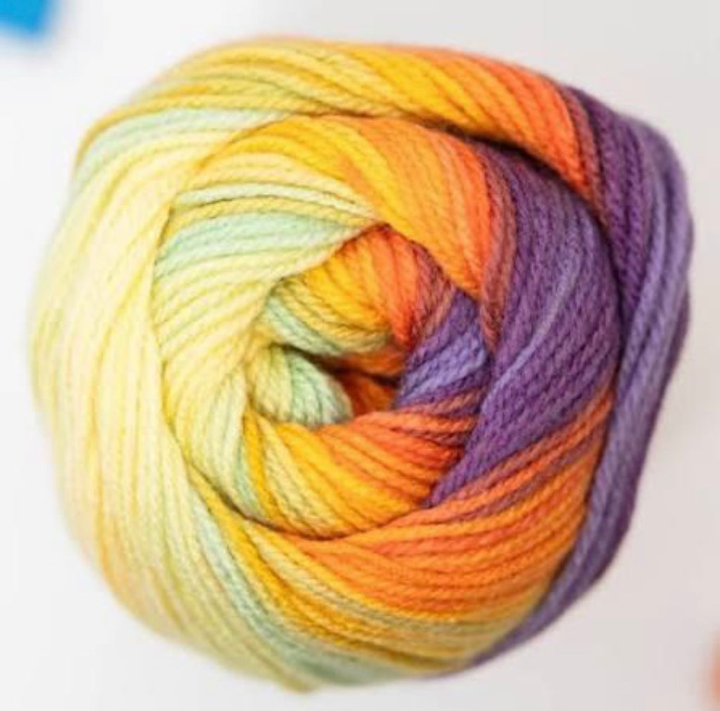 Papatya Batik Vibrant 5 x 100g 360m DK Yarn - 100% Acrylic Soft Lightweight Easy Care for Shawls Sweaters Babywear