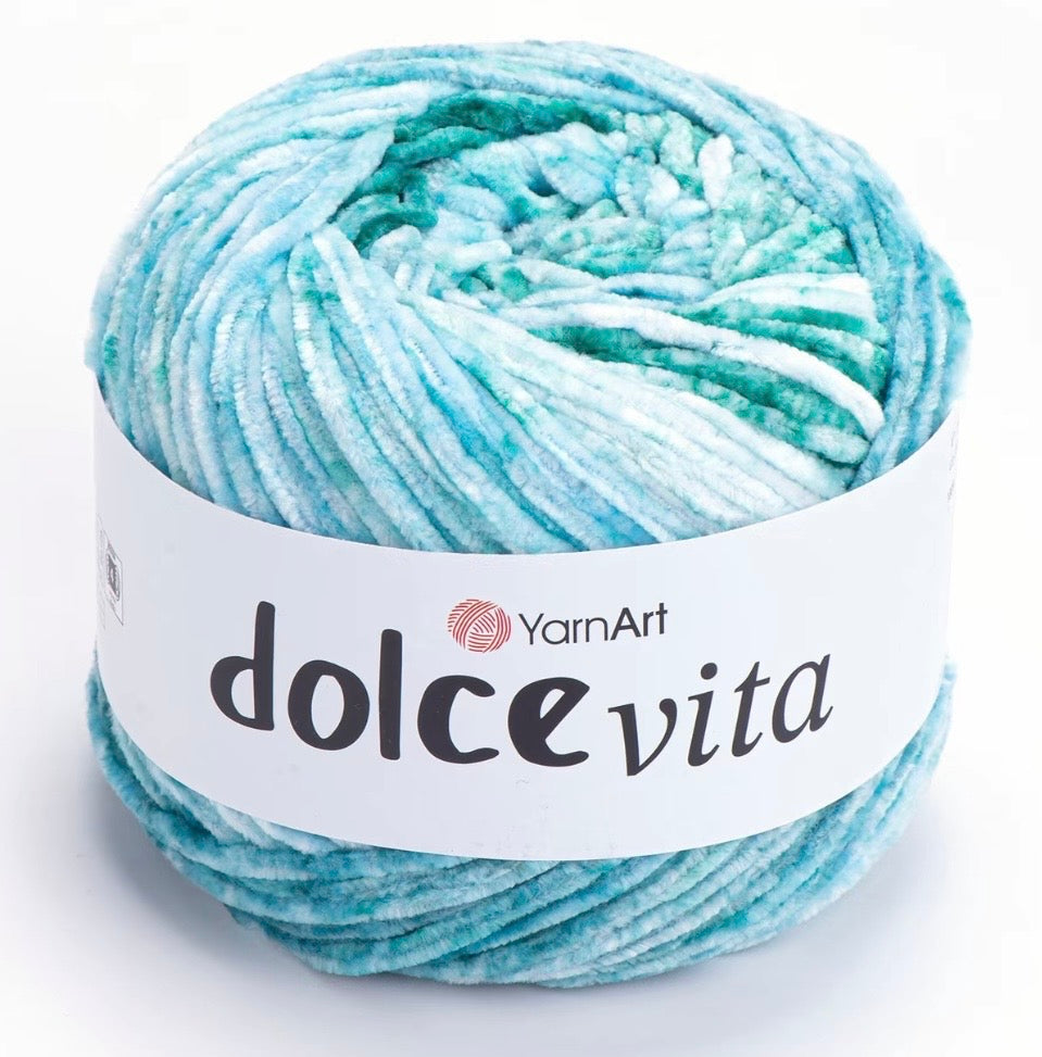 YarnArt Dolve Vita 3 x 150g of velvety soft chenille Yarn