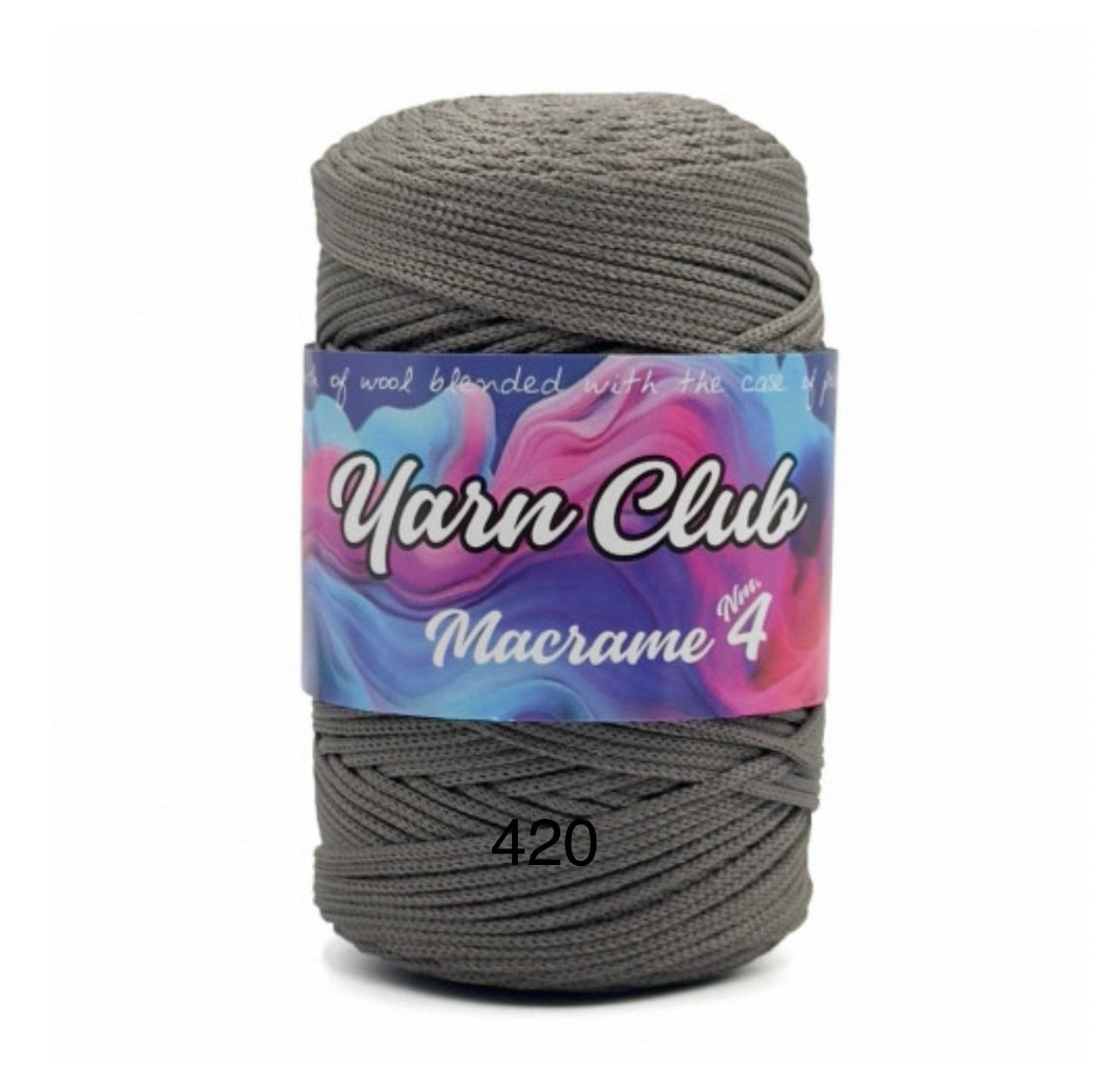 Yarn Club Macrame No.4 Size - 1 x 200g ball