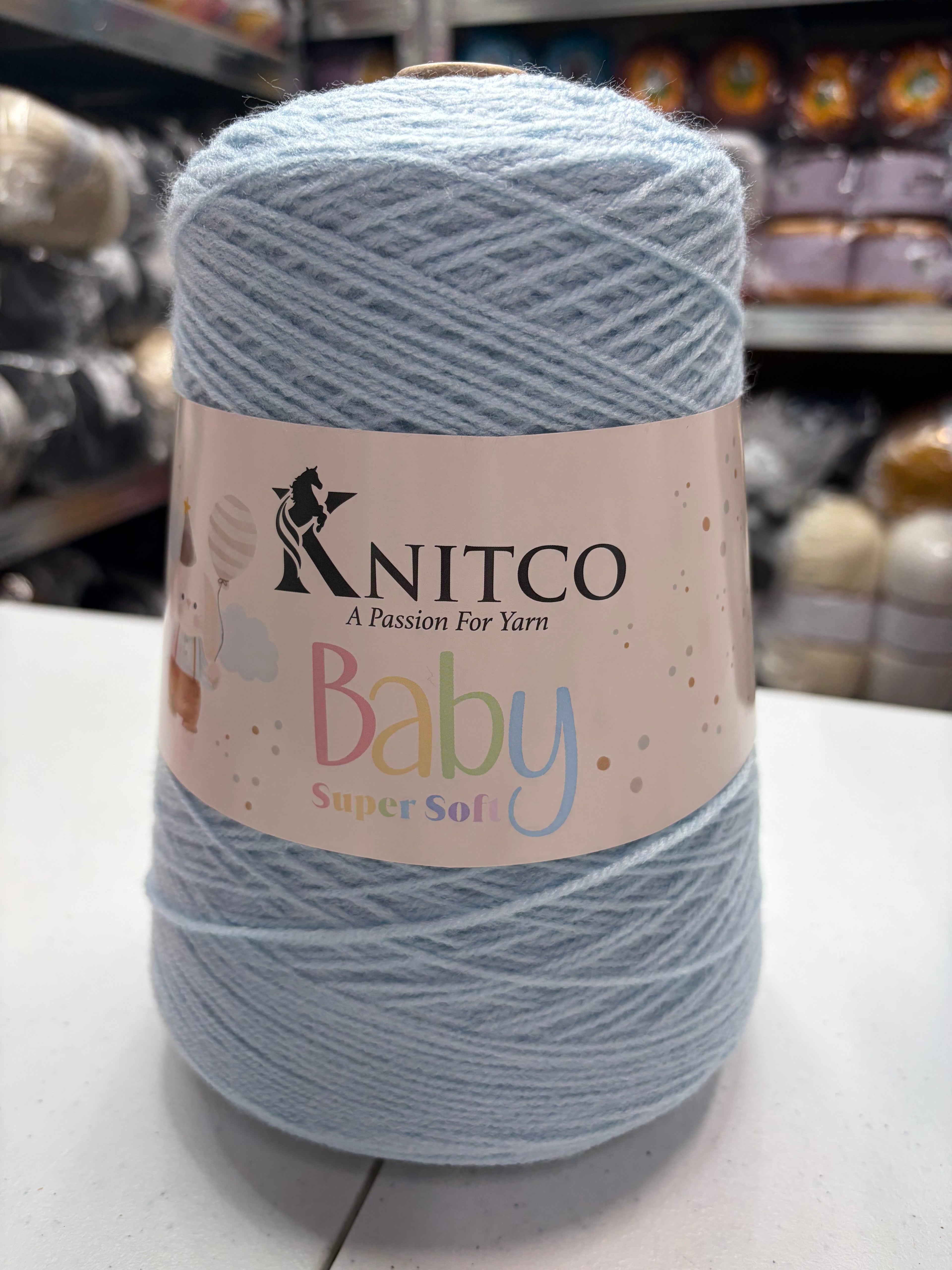 Knitco Baby Super Soft DK Cones 1 x 500g 1500m DK crochet knitting yarn
