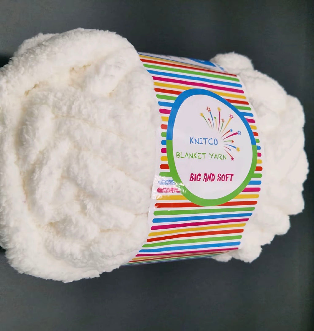2 × 250g Knitco Big & Soft Blanket Yarn 30m
100% Polyester Knitting - Crochet Yarn