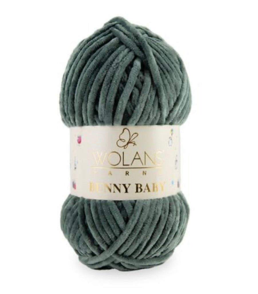 Wolans Bunny Baby 1 x 100g 100% Polyester Chenille yarn - 98 colours available