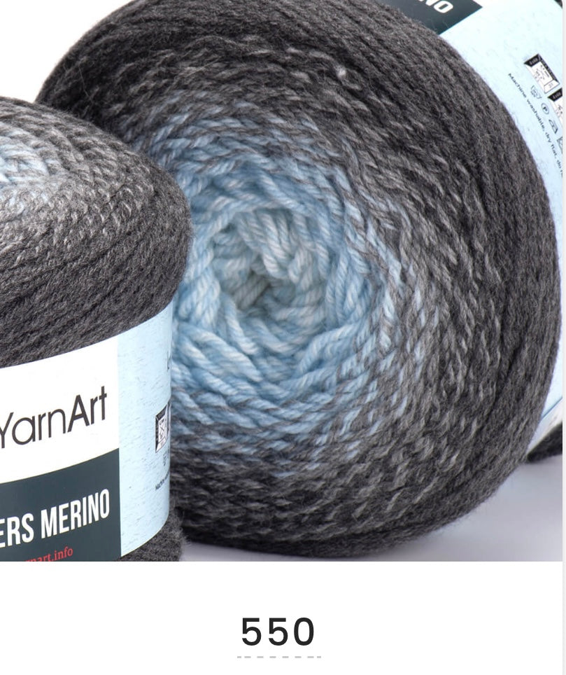 YarnArt Flowers Merino 2 x 225g