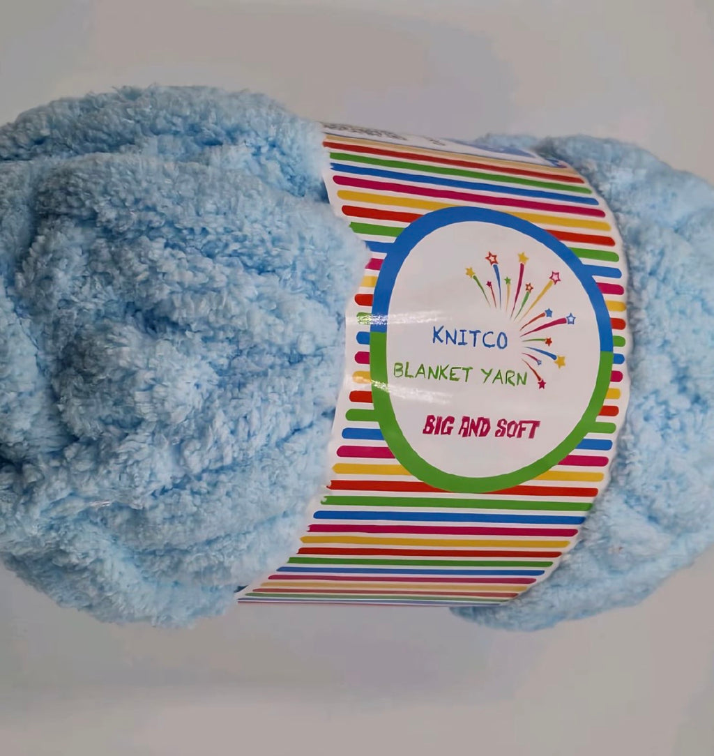 2 × 250g Knitco Big & Soft Blanket Yarn 30m
100% Polyester Knitting - Crochet Yarn