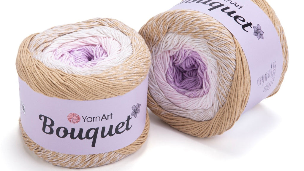 YarnArt Bouquet 100% Cotton DK  Cake 2 x 250g Cakes 500m