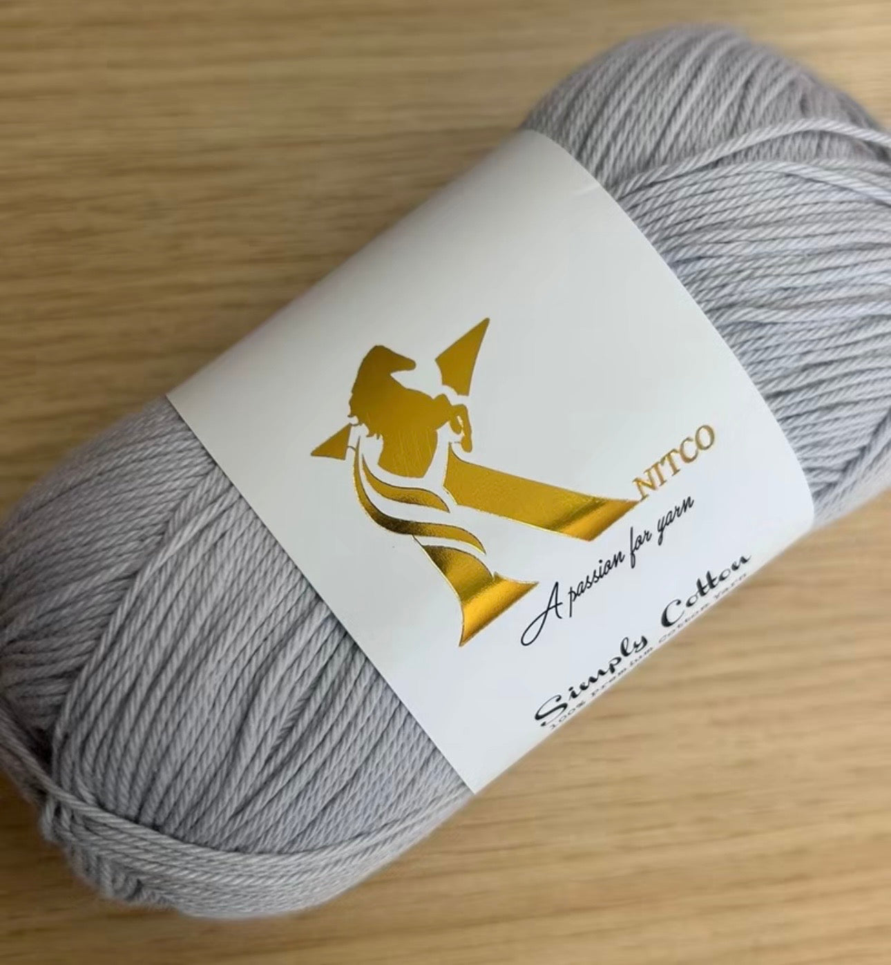 Knitco Premium Simply Cotton 1 x 100g 250m per Skein