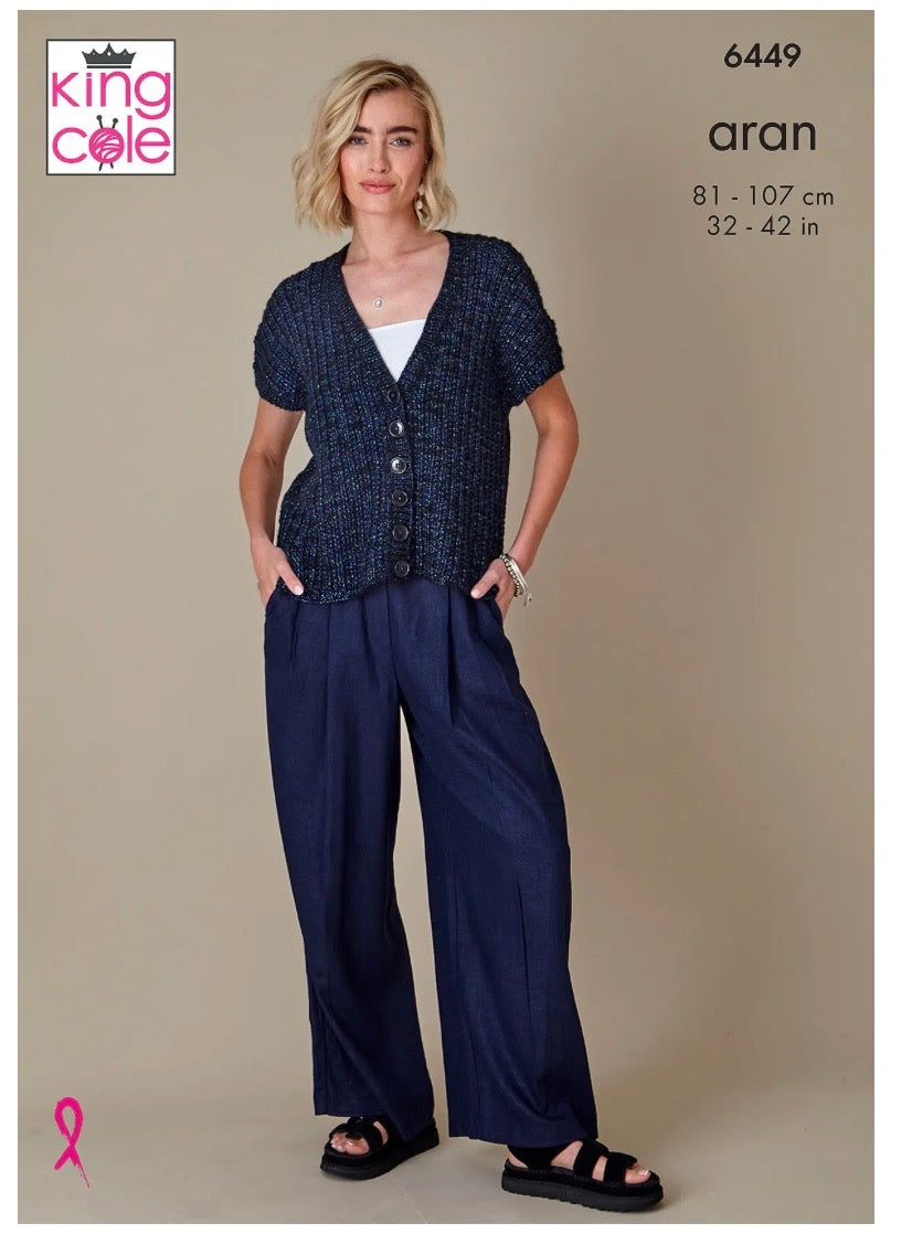 King Cole Knitting Pattern 6449
