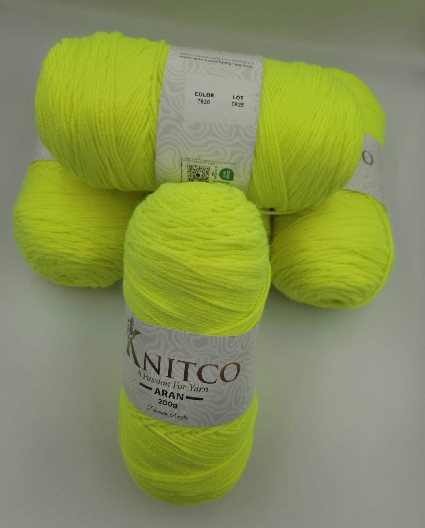 Knitco Premium Aran Yarn - 200g 420mt 100% Acrylic Yarn - Available in 58 Shades