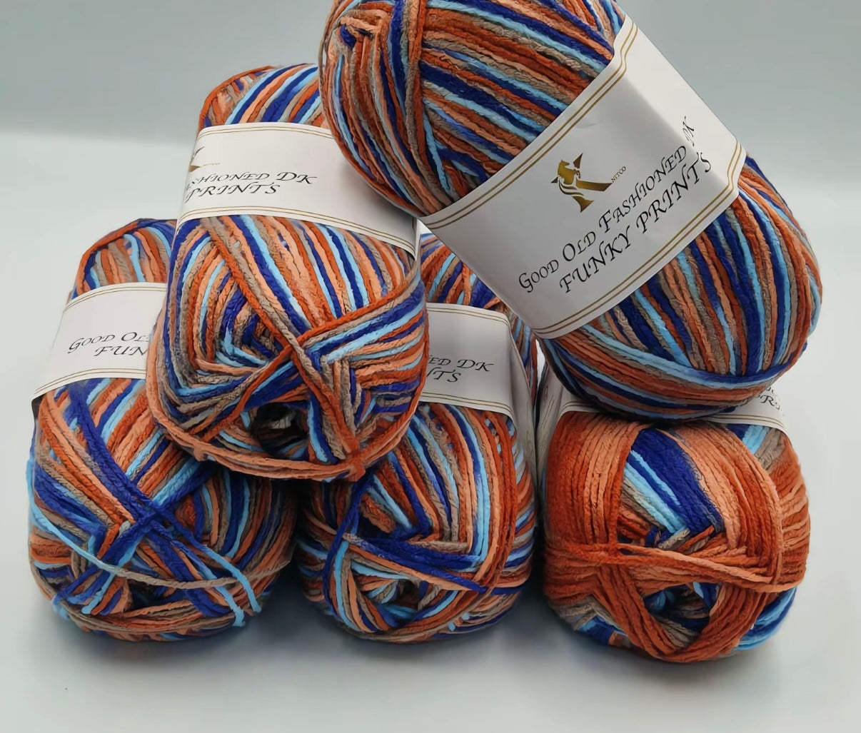 Knitco Good Old Fashioned Funky Prints 5 x 100g DK yarn