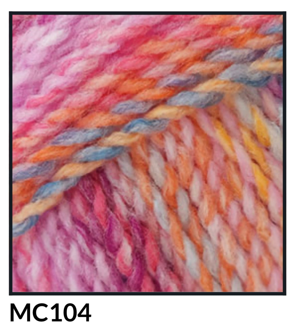 James C Brett Marble Chunky 1 x 200g 100% Acrylic Crochet / Knitting Yarn