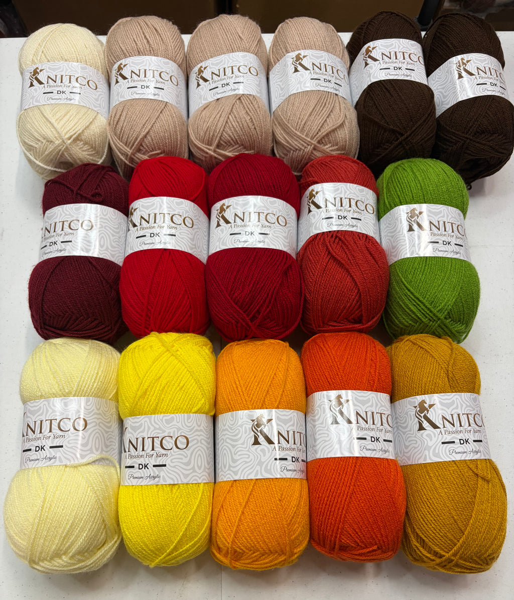 Sirdar Pumpkin Spice CAL - Yarn only 16 x 100g Knitco Premium Yarn