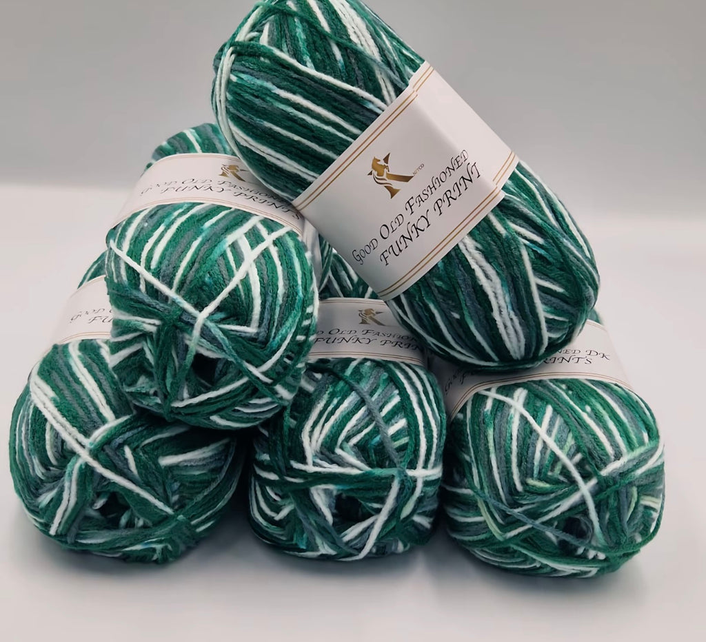 Knitco Good Old Fashioned Funky Prints 5 x 100g DK yarn
