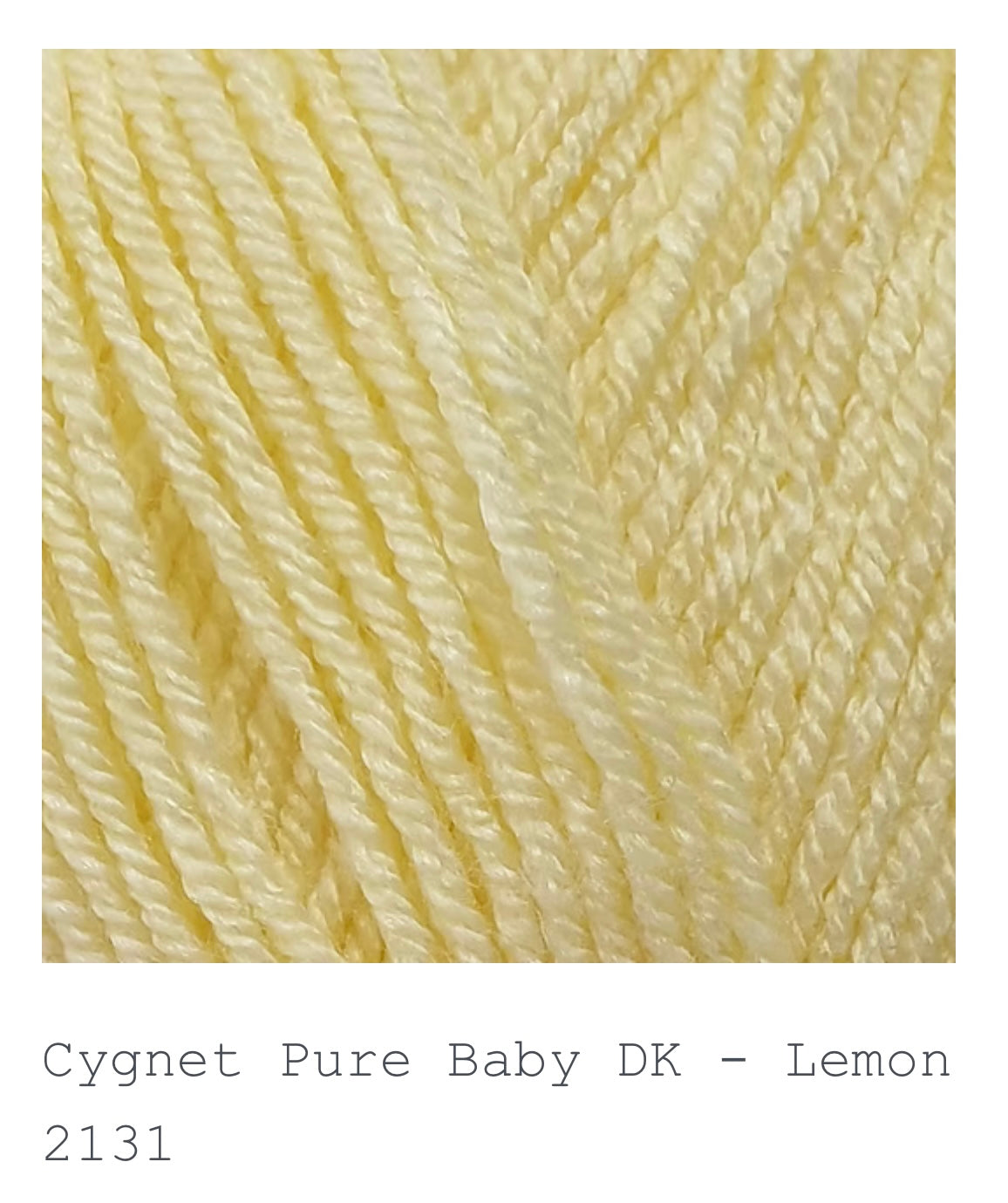 Cygnet Pure Baby Anti Piling DK Yarn 1 x 100g 245m per ball