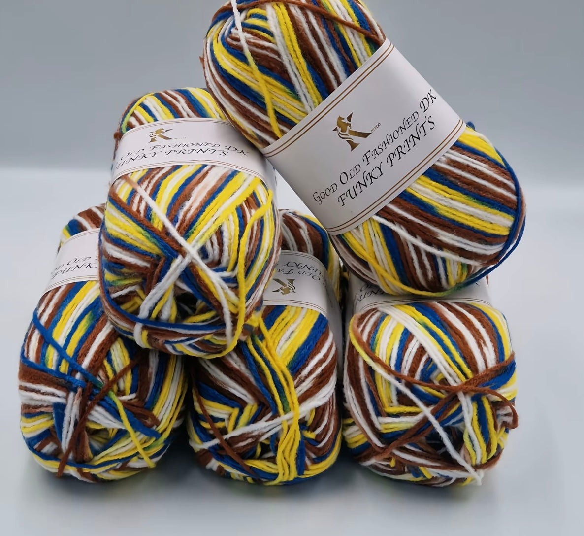 Knitco Good Old Fashioned Funky Prints 5 x 100g DK yarn
