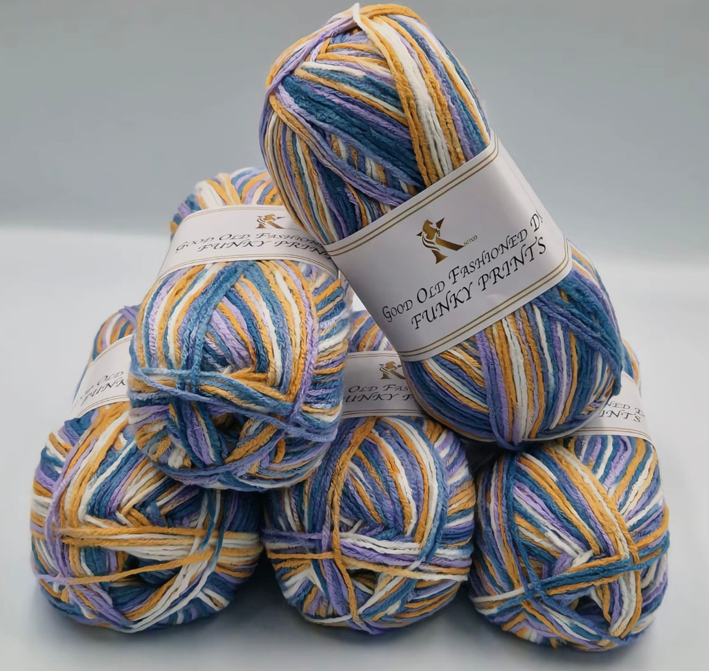 Knitco Good Old Fashioned Funky Prints 5 x 100g DK yarn