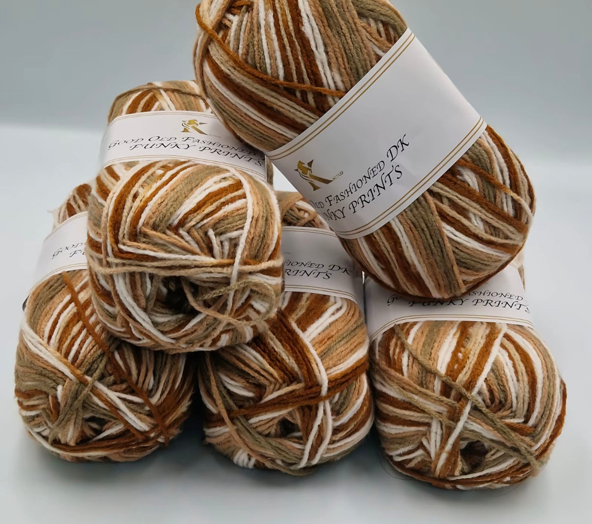 Knitco Good Old Fashioned Funky Prints 5 x 100g DK yarn
