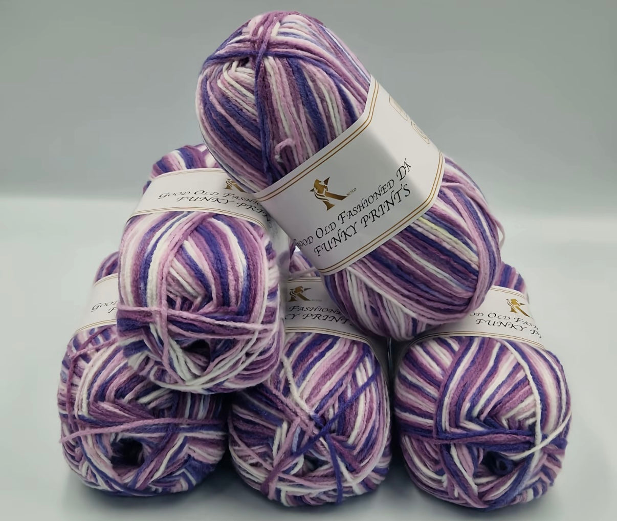 Knitco Good Old Fashioned Funky Prints 5 x 100g DK yarn