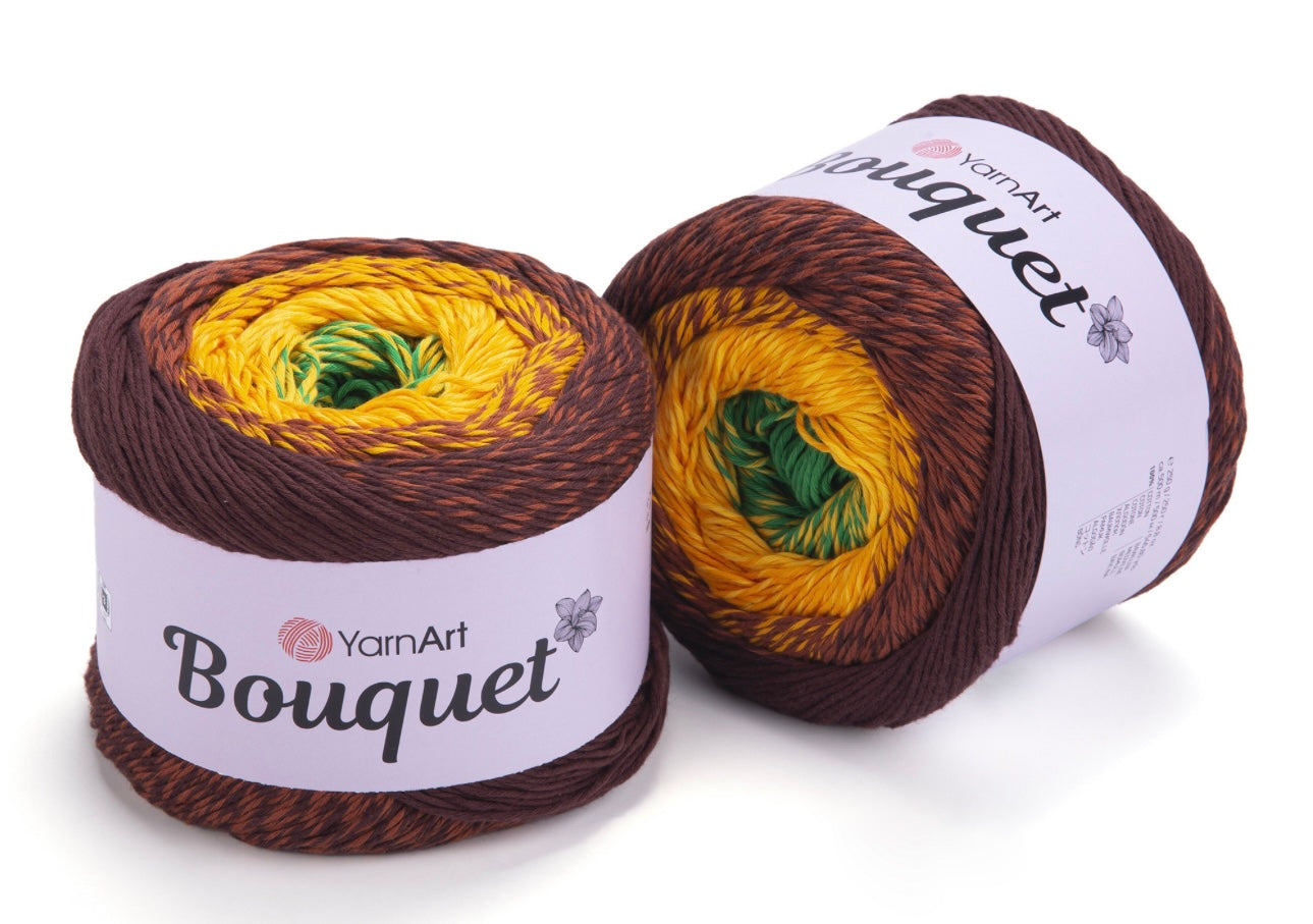 YarnArt Bouquet 100% Cotton DK  Cake 2 x 250g Cakes 500m