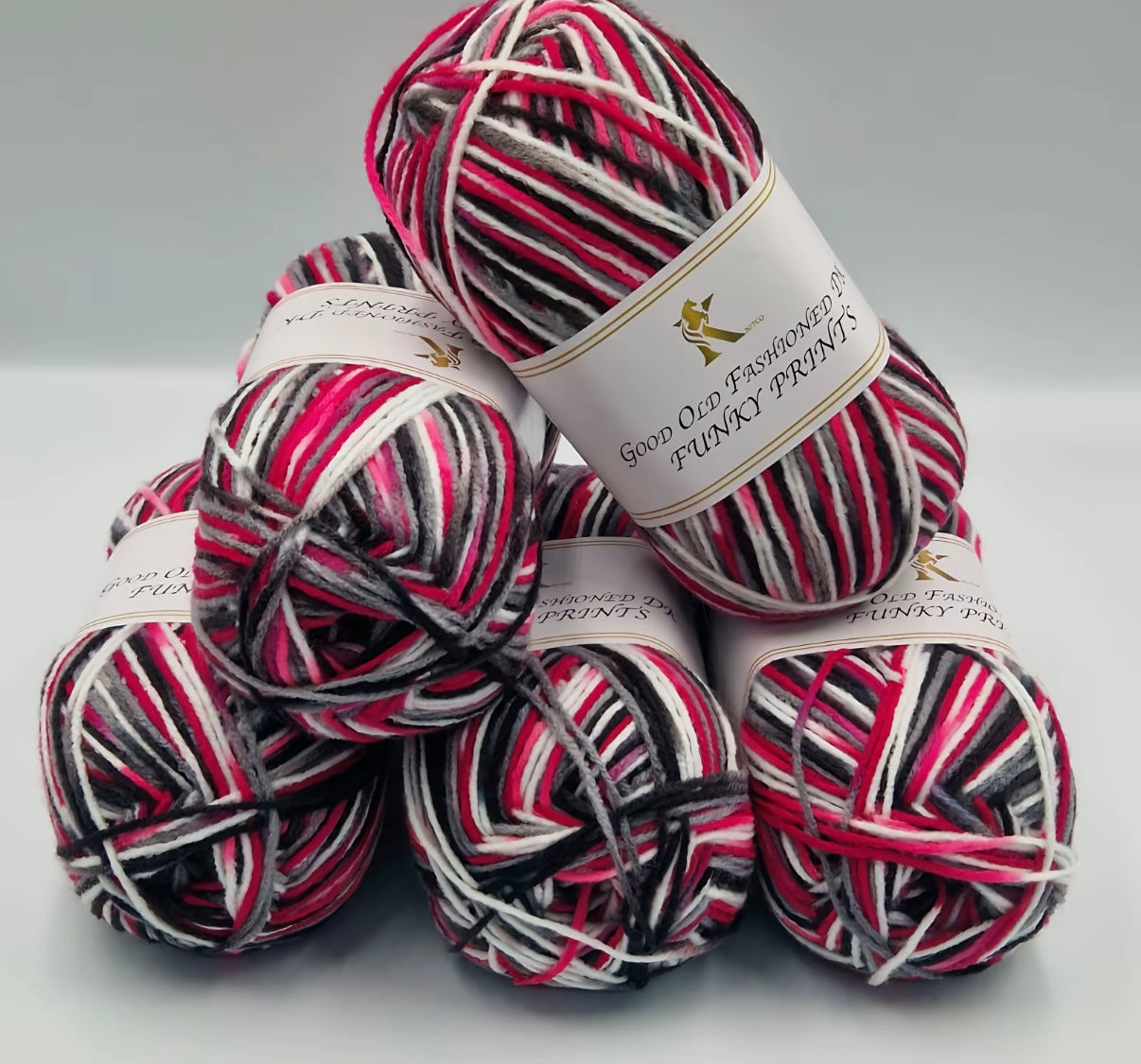 Knitco Good Old Fashioned Funky Prints 5 x 100g DK yarn