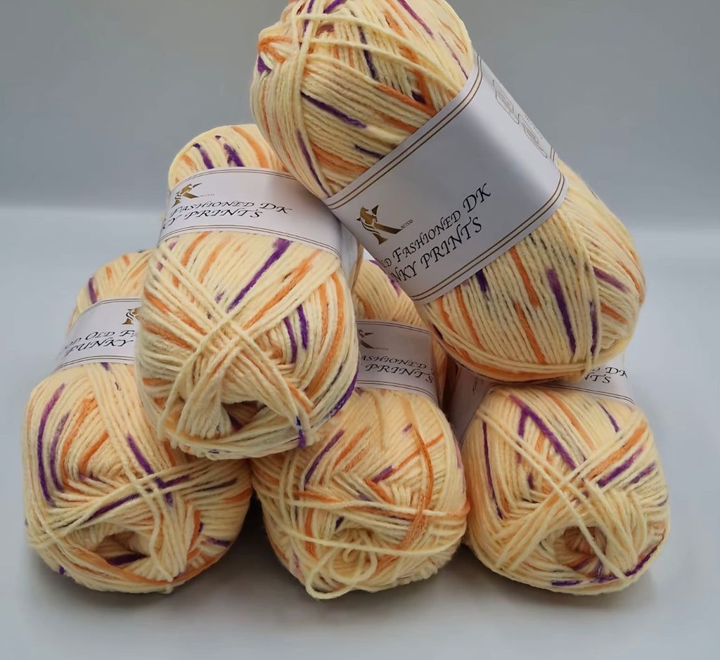 Knitco Good Old Fashioned Funky Prints 5 x 100g DK yarn