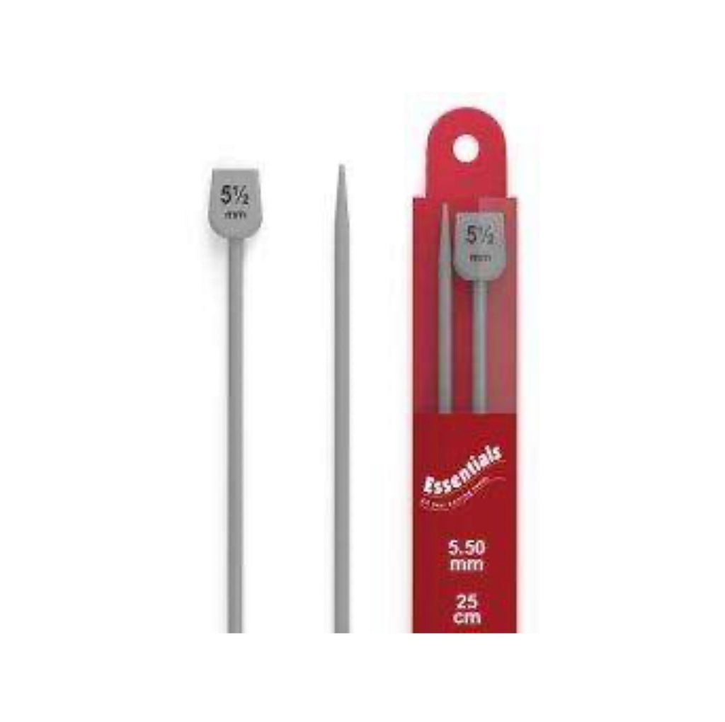 Whitecroft Essentials Aluminium Knitting Pins 25cm