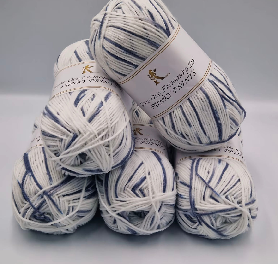 Knitco Good Old Fashioned Funky Prints 5 x 100g DK yarn