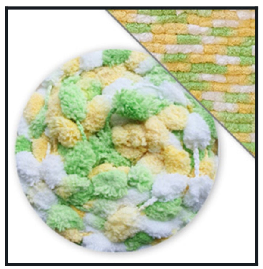 James C Brett Munchkin Super Chunky 1 x 200g Pom-Pom Yarn (2 needed for a Blanket)