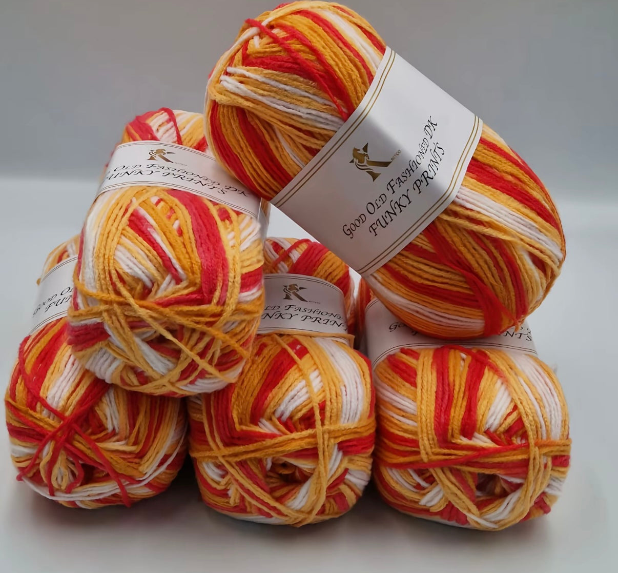 Knitco Good Old Fashioned Funky Prints 5 x 100g DK yarn