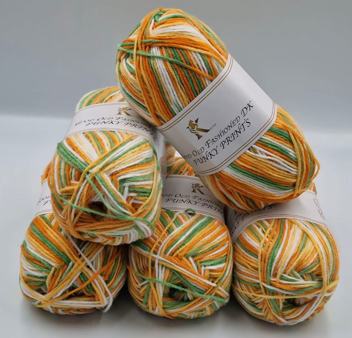 Knitco Good Old Fashioned Funky Prints 5 x 100g DK yarn