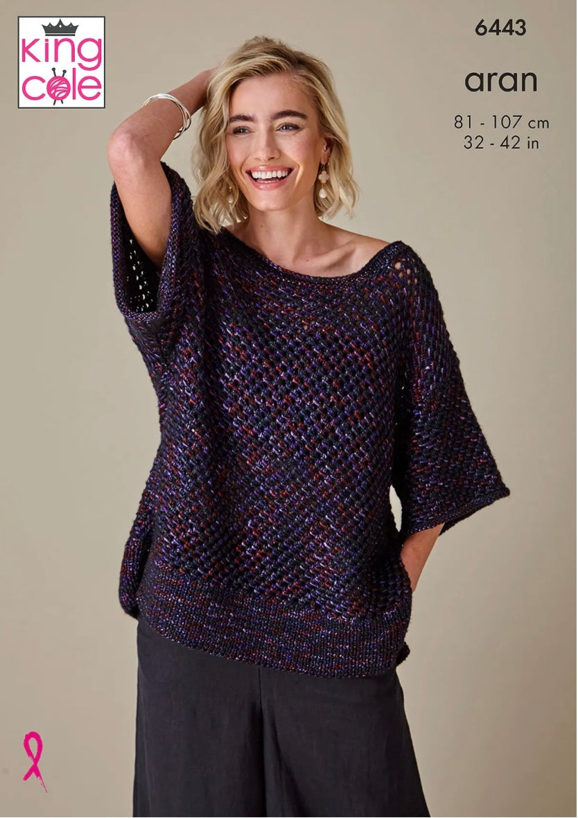 King Cole Knitting Pattern 6443