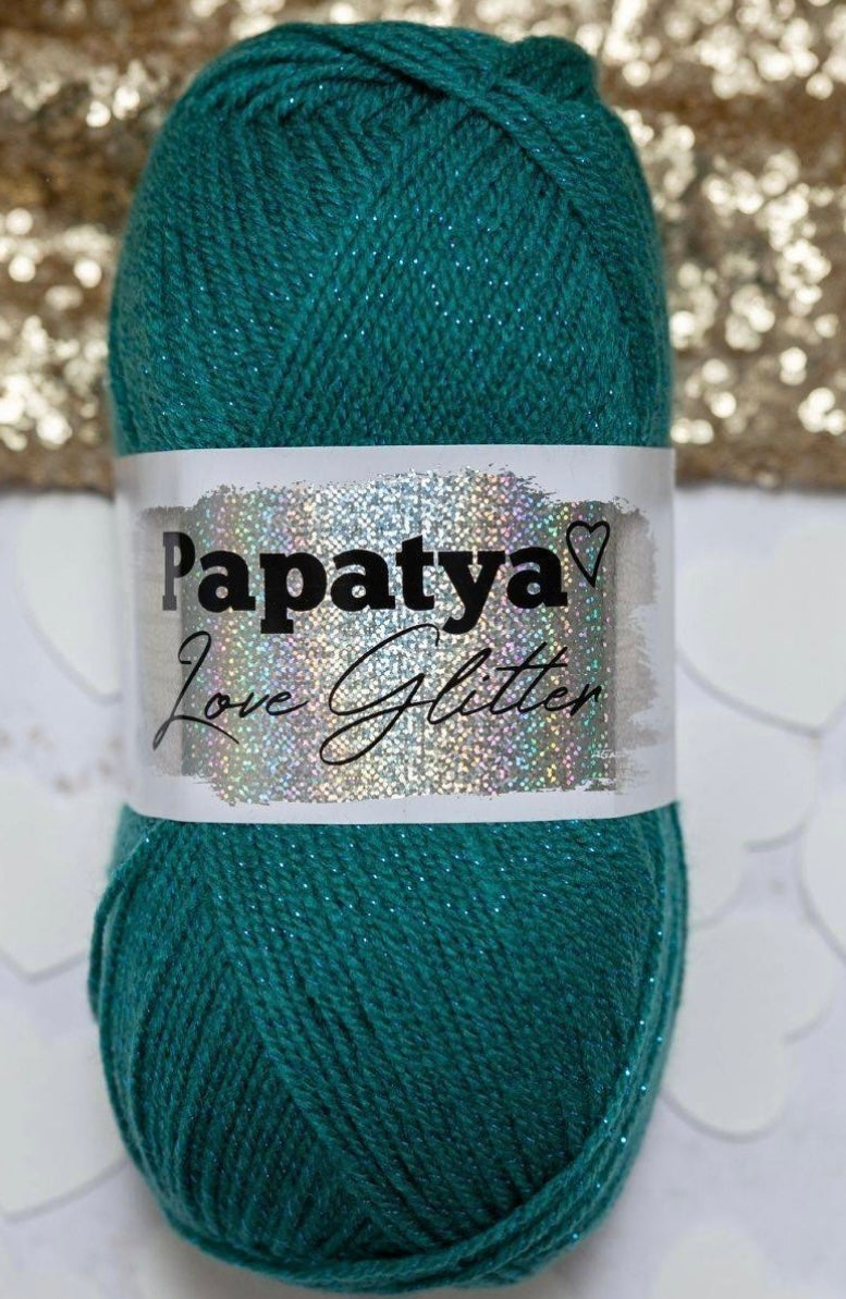 Papatya Love Glitter 5 x 100g 360m DK yarn