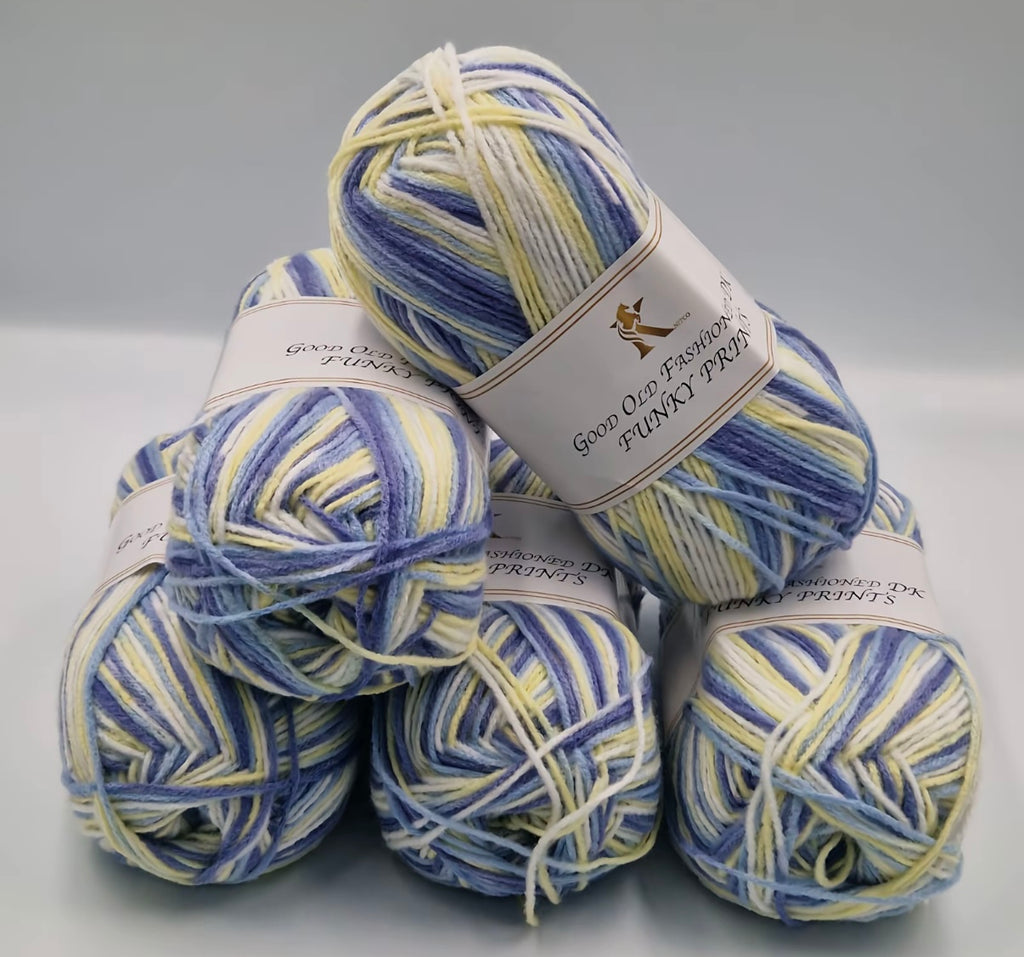 Knitco Good Old Fashioned Funky Prints 5 x 100g DK yarn