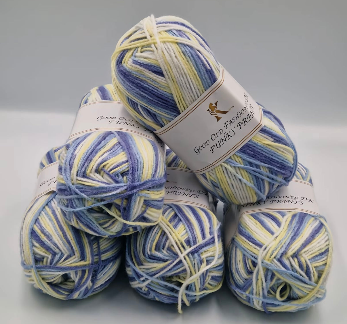 Knitco Good Old Fashioned Funky Prints 5 x 100g DK yarn