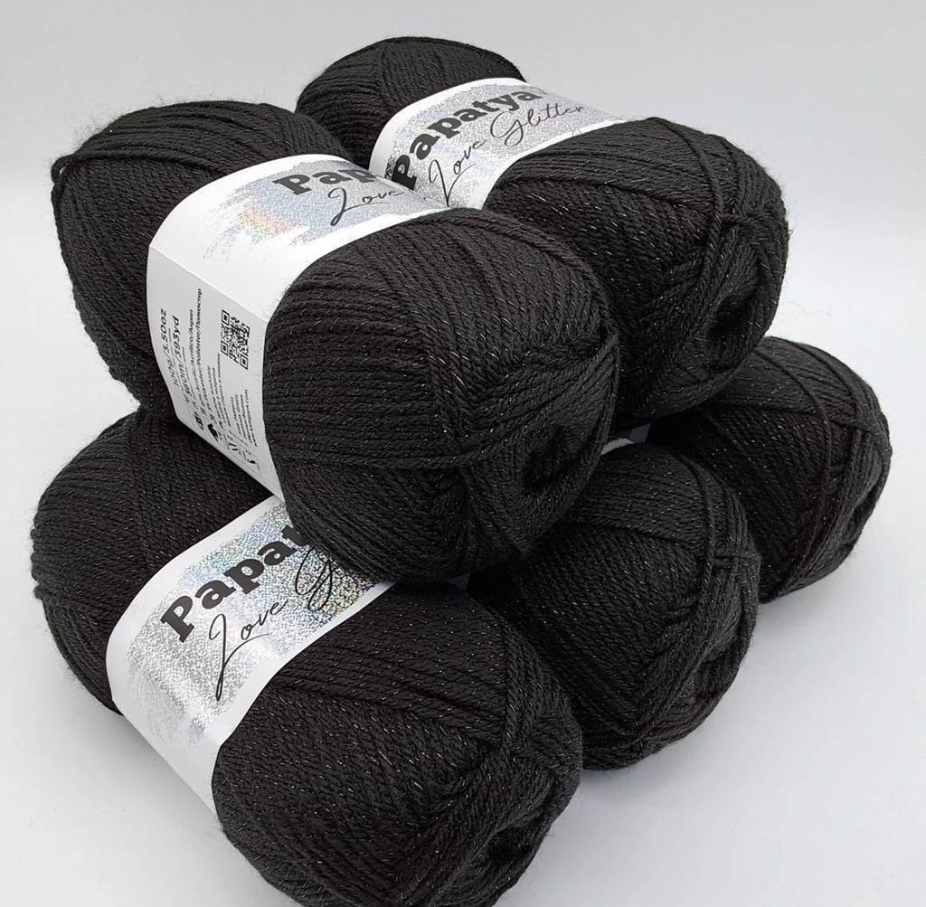 Papatya Love Glitter 5 x 100g 360m DK yarn