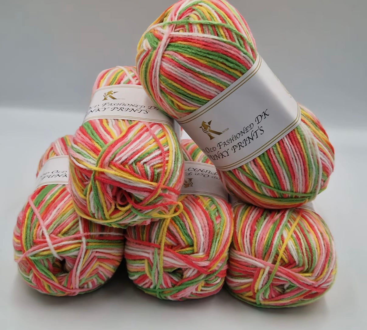 Knitco Good Old Fashioned Funky Prints 5 x 100g DK yarn