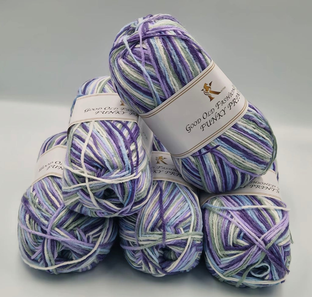 Knitco Good Old Fashioned Funky Prints 5 x 100g DK yarn